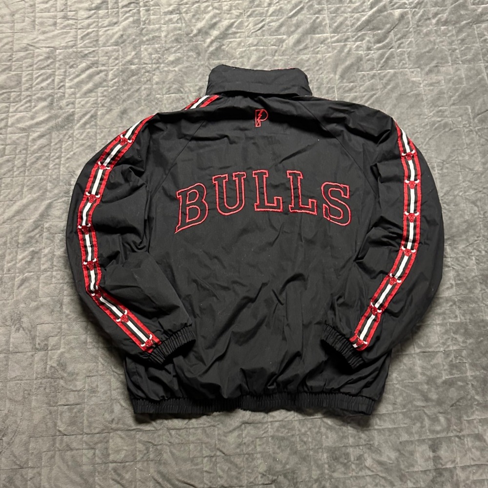 Vintage 90s Chicago Bulls Wind Breaker Pro Player Full Zip Jacket